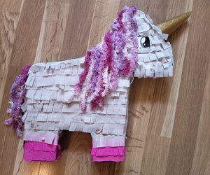 So einfach bastelt ihr eine süße Einhorn-Piñata: Step-by-step-Anleitung