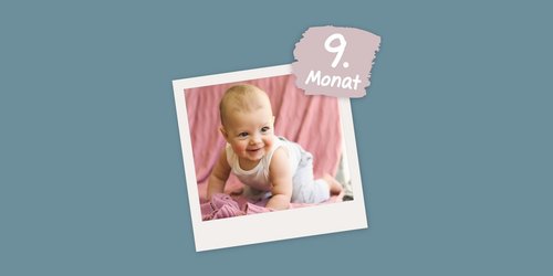 Dein Baby mit 9 Monaten: Krabbeln, Hochziehen und die Welt entdecken