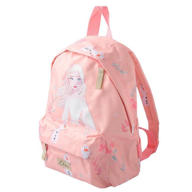 rosaner Rucksack mit Eisköniginnendesign