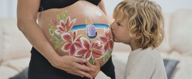Babybauch bemalen: 15 abgefahrene Belly-Paintings