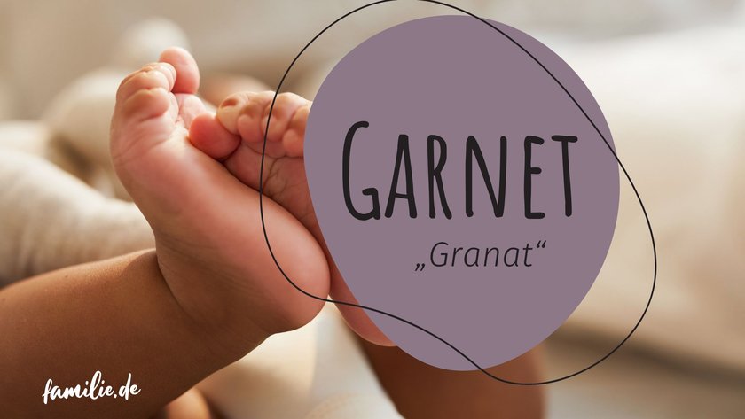 Jungennamen Farbe Rot - Garnet