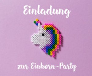 Einladung zur Einhorn-Party