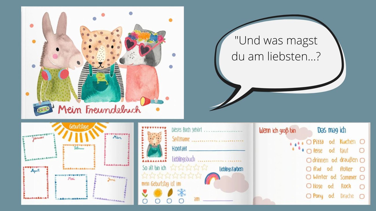 Das Mag Ich Besonders An Dir Kindergarten Freundebuch www.familie.de