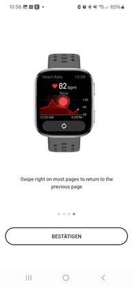 Amazfit Bip 6 Test: Einrichtung