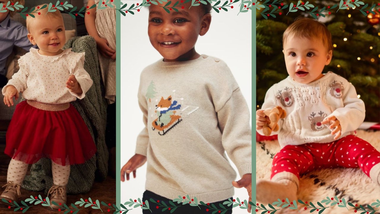 Weihnachts-Outfits für euer Baby von Zara, Verbaudet, H&M und C&A