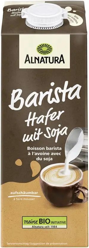 Alnatura Barista-Drink Hafer mit Soja im Test
