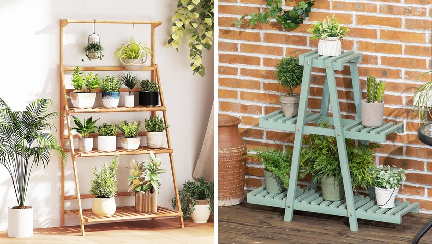 Pflanzenregale Terrasse Balkon Outdoor Amazon