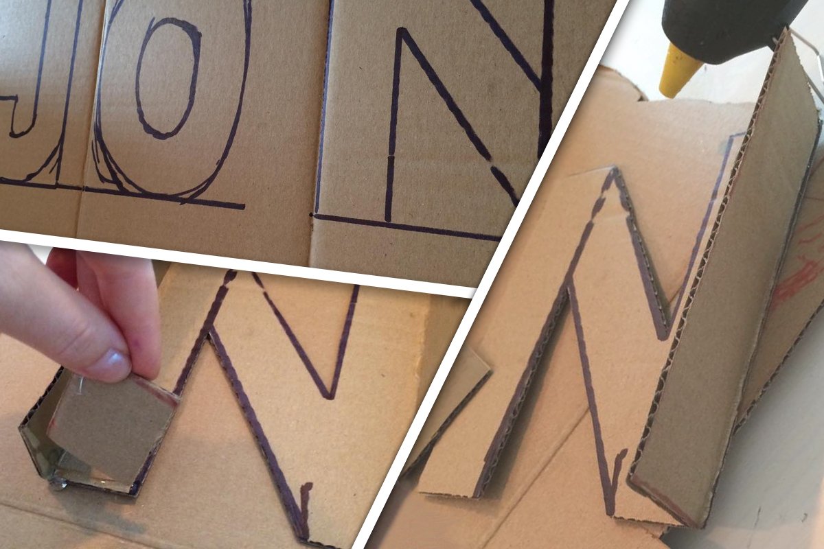  Buchstaben fürs Kinderzimmer basteln: So einfach geht's! 
