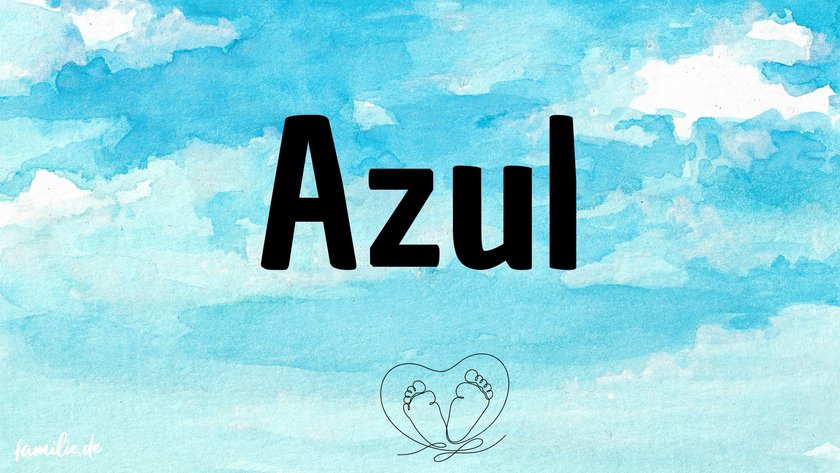 Jungennamen Farbe Blau Azul