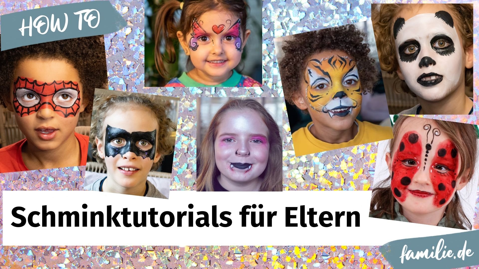  Einfache DIY-Anleitungen zum Kinderschminken 