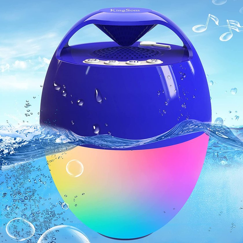 Schwimmende Musikbox Farben