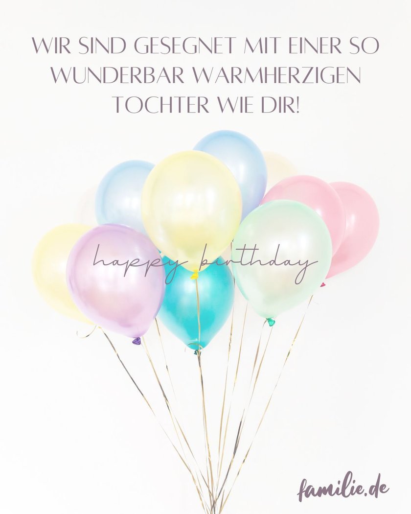 Geburtstagsw nsche F r Eine Tochter 15 Ideen Geburtstagsw nsche F r Eine Tochter 15 Ideen