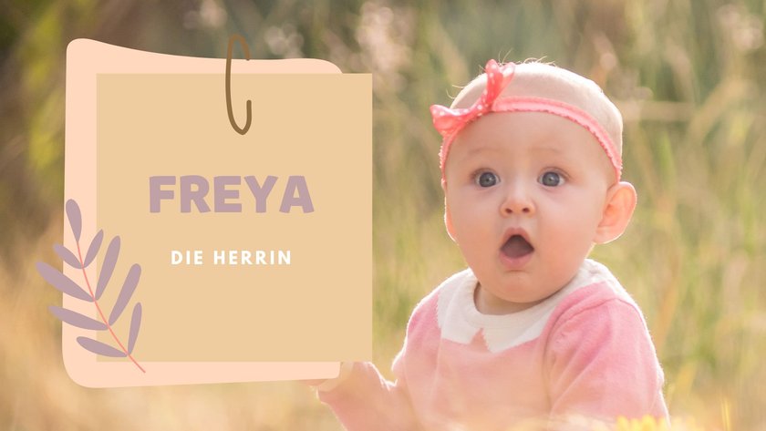 #16 Mädchennamen mit 2 Silben: Freya