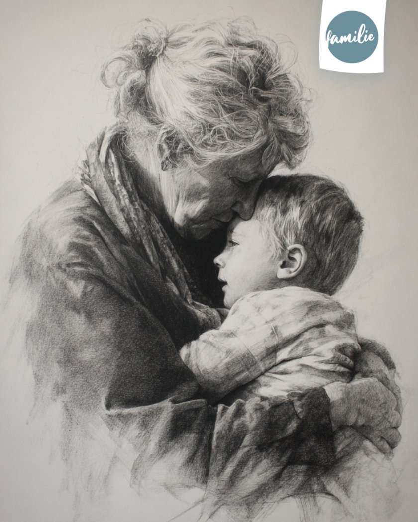 "Nein“ ist kein Schimpfwort - Oma umarmt Enkel