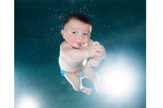 Babys unter Wasser: Michael R.