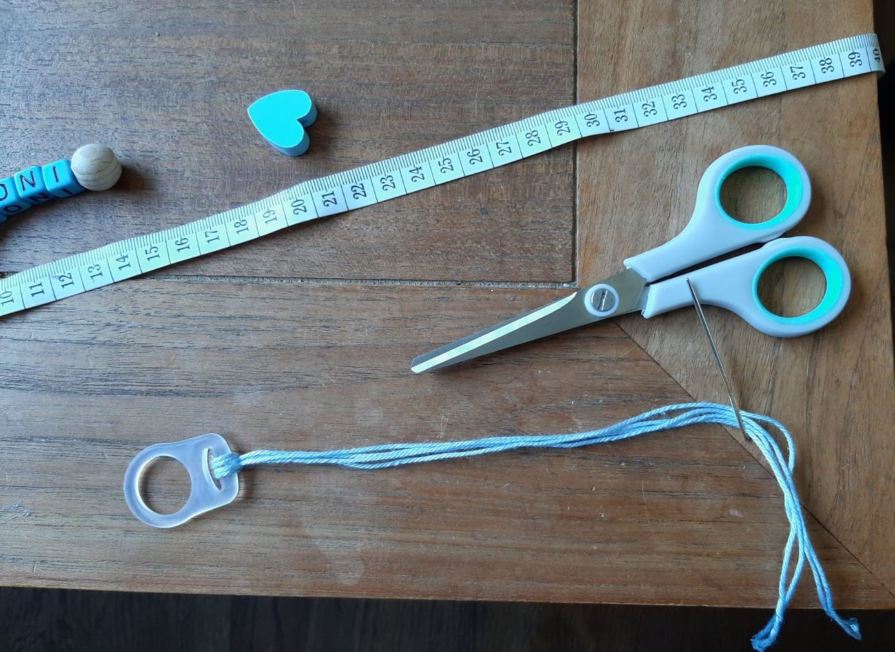 Schnullerkette basteln Schnullerkette basteln