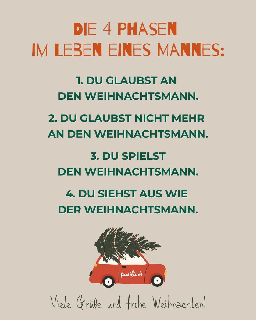 Lustige Sprüche zu Weihnachten