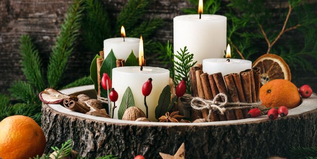 Weihnachtskerzen einfach selbst machen mit diesen 11 hübschen DIY-Ideen