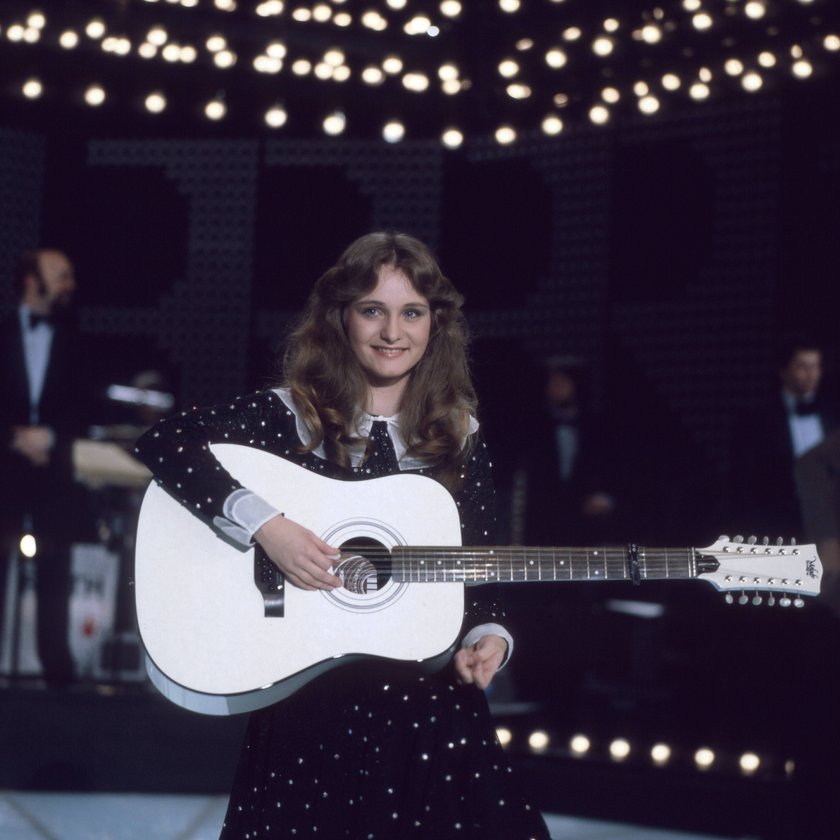 Nicole beim deutschen Vorentscheid zum Grand Prix 1982, Deutschland 1980er Jahre. UnitedArchives00024660  
