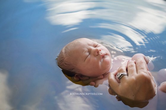 Wasser-Geburt Fotos