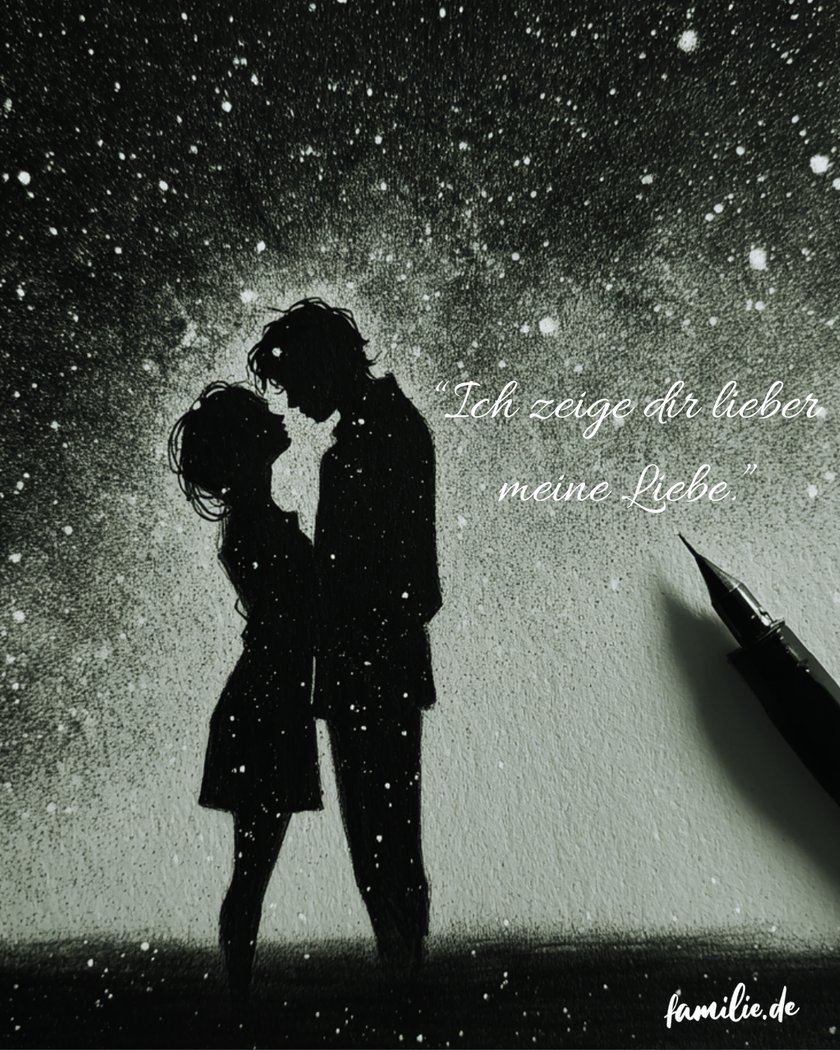 Er sagt nicht "Ich liebe dich": Ich zeige dir lieber meine Liebe