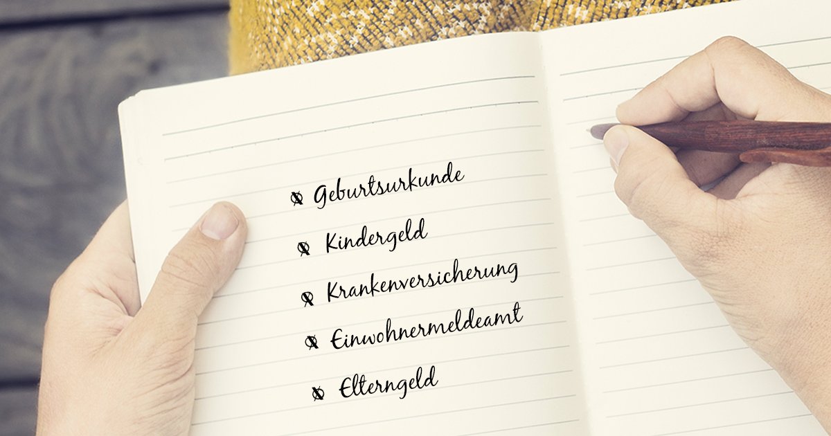 Behordengange Antrage Und Formulare Nach Der Geburt Familie De