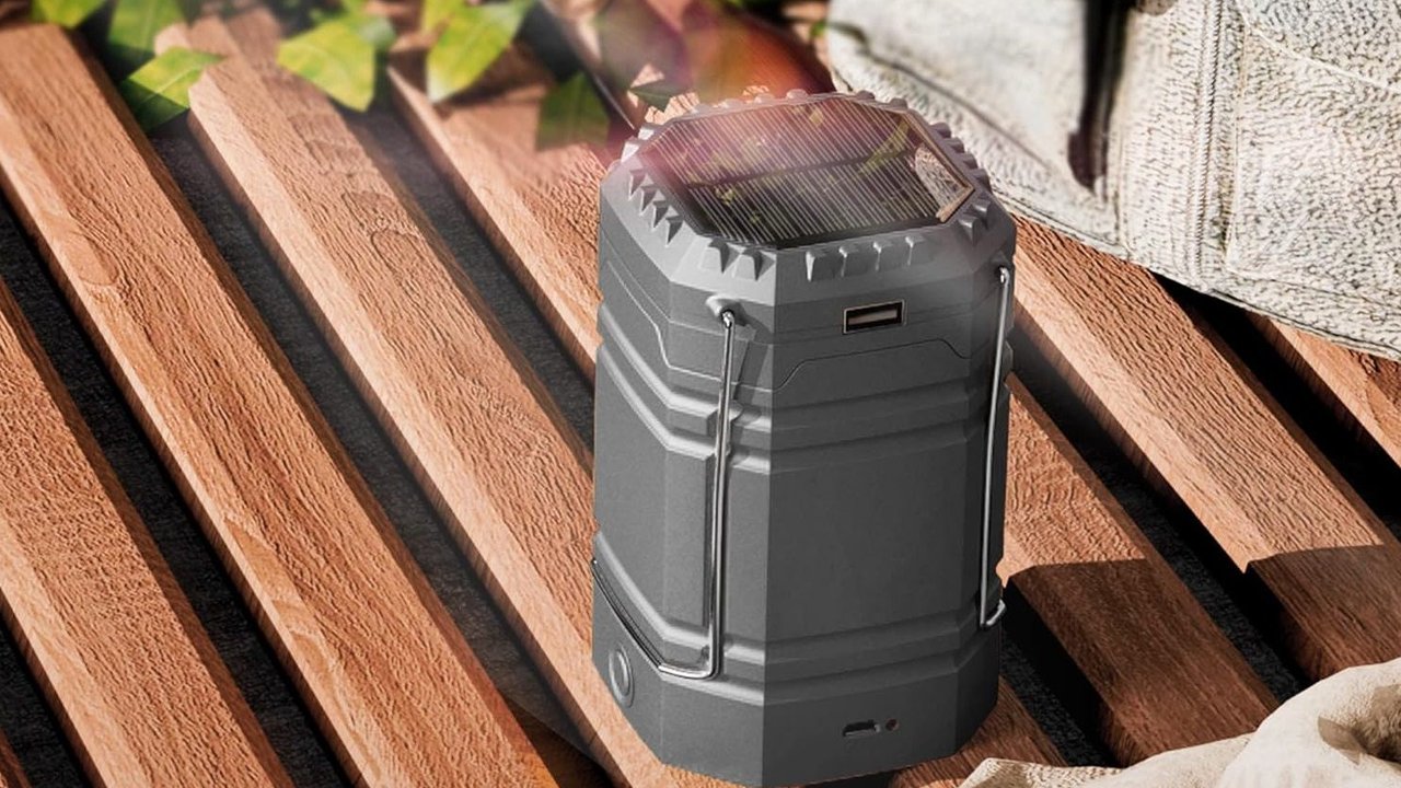Amazon-Deal - Mesqool Solar-Handkurbel-Laterne