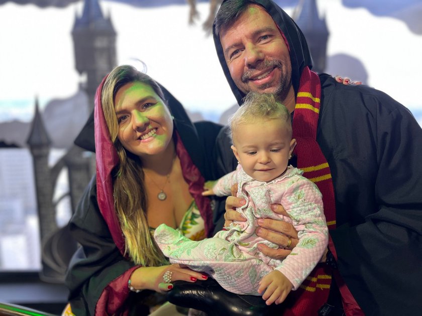 One child family Harry Potter mock up