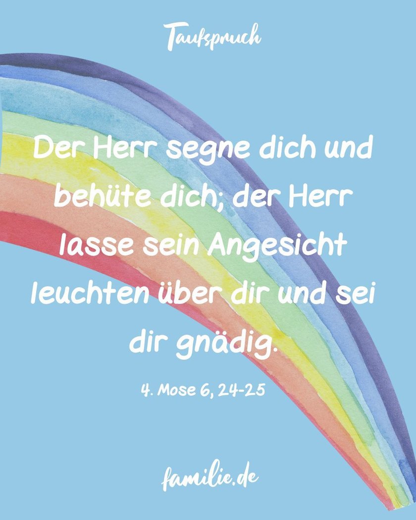 schöner taufspruch evangelisch