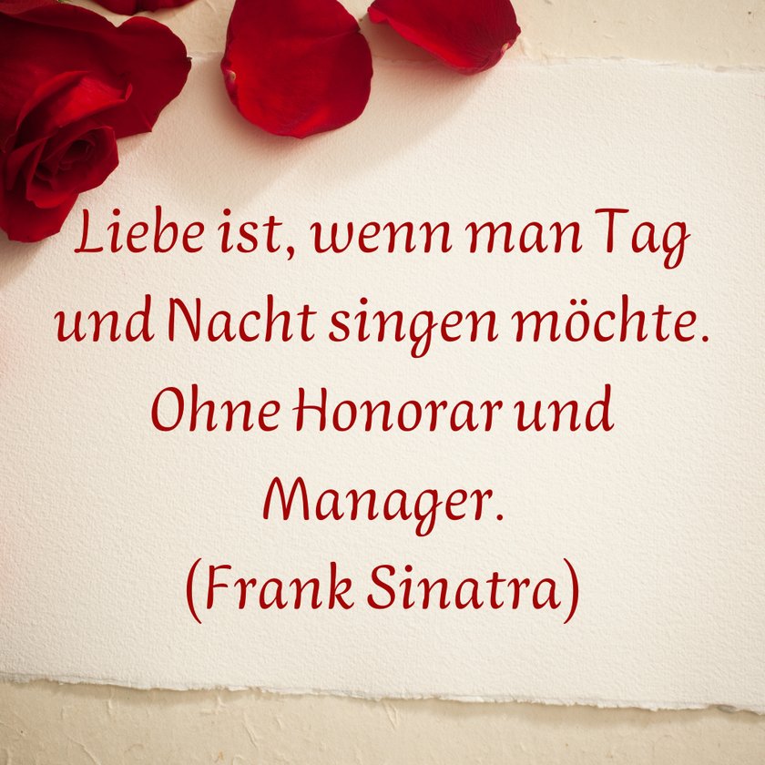 Liebeszitate - Frank Sinatra