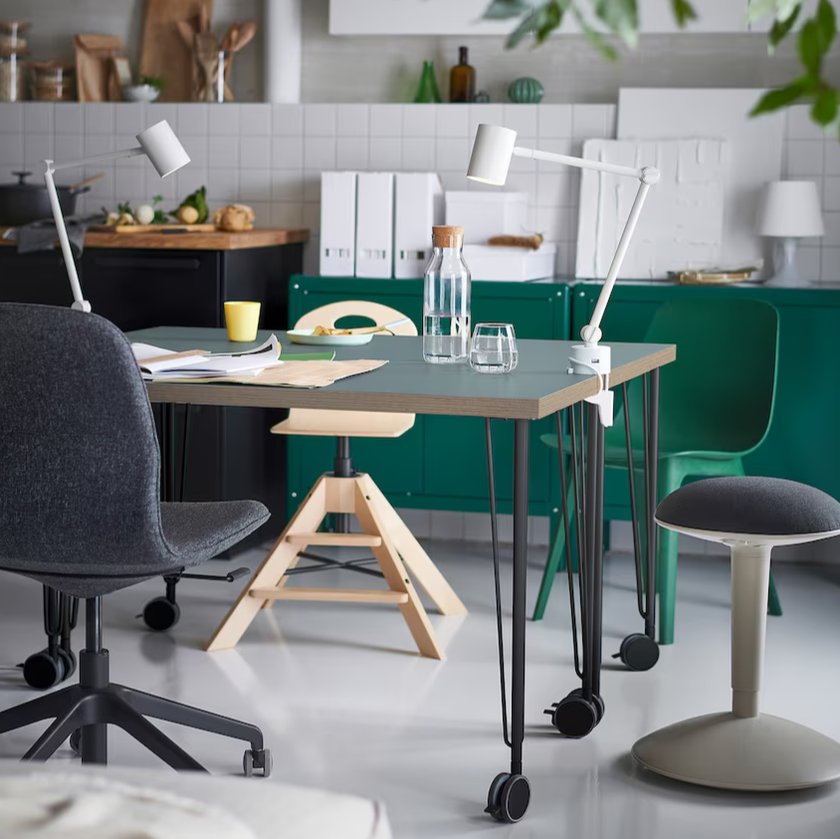 IKEA Neuheiten LAGKAPTEN / KRILLE Schreibtisch