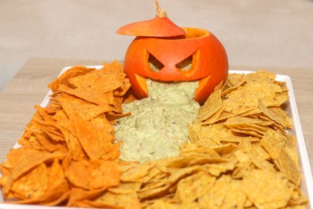 Halloween Guacamole Halloween Guacamole