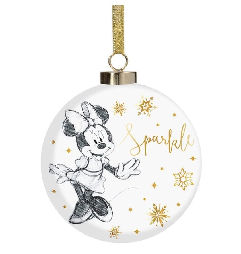 Weihnachtsdeko für Kinder - Weihnachtskugel Minnie Mouse