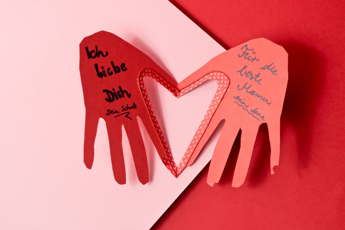 Keine Zeit, kein Talent? Diese ValentinstagsKarte bastelst du in 3 Minuten versprochen!