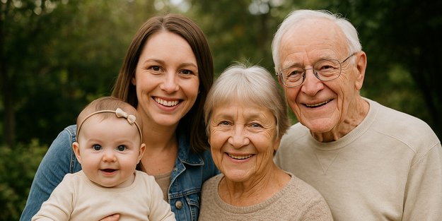 Club-Sandwich-Generation: Wie du zwischen Kinderwagen und Rollator nicht unter die Räder kommst