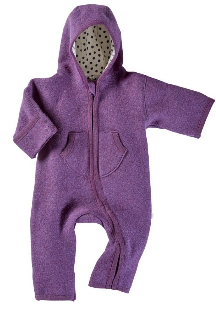 Lilakind Baby Kinder Wollwalk Overall Mit Kapuze Un Produktbild-Vorschau 9
