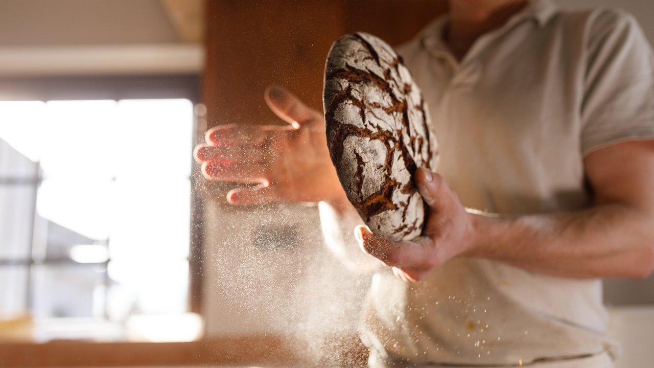 Brot frisch aus dem Ofen