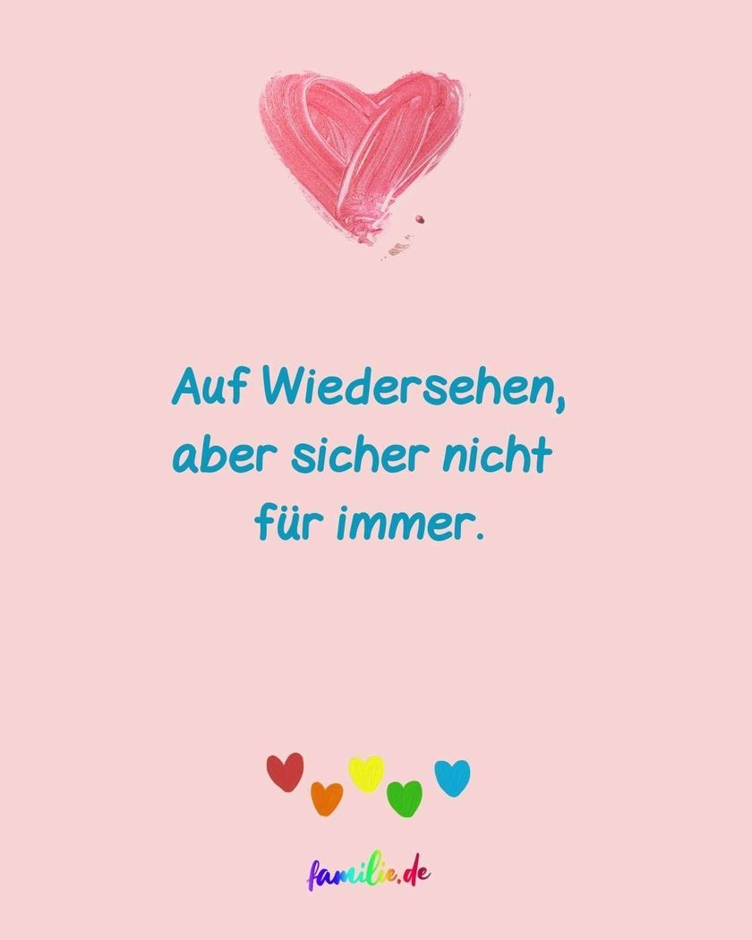 Spruch zum Abschied aus dem Kindergarten