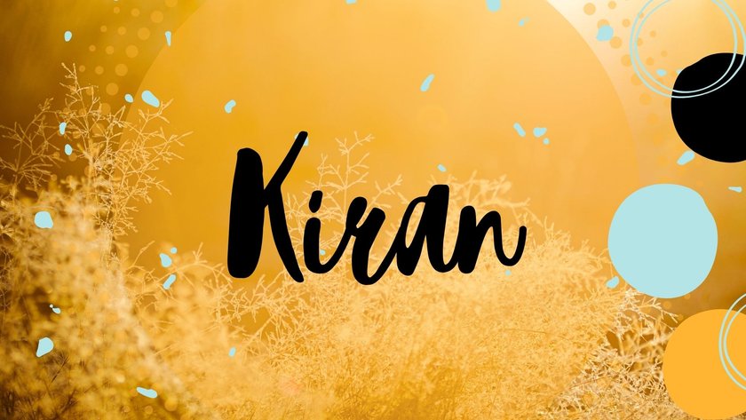 Babynamen mit der Bedeutung „Sonne": Kiran
