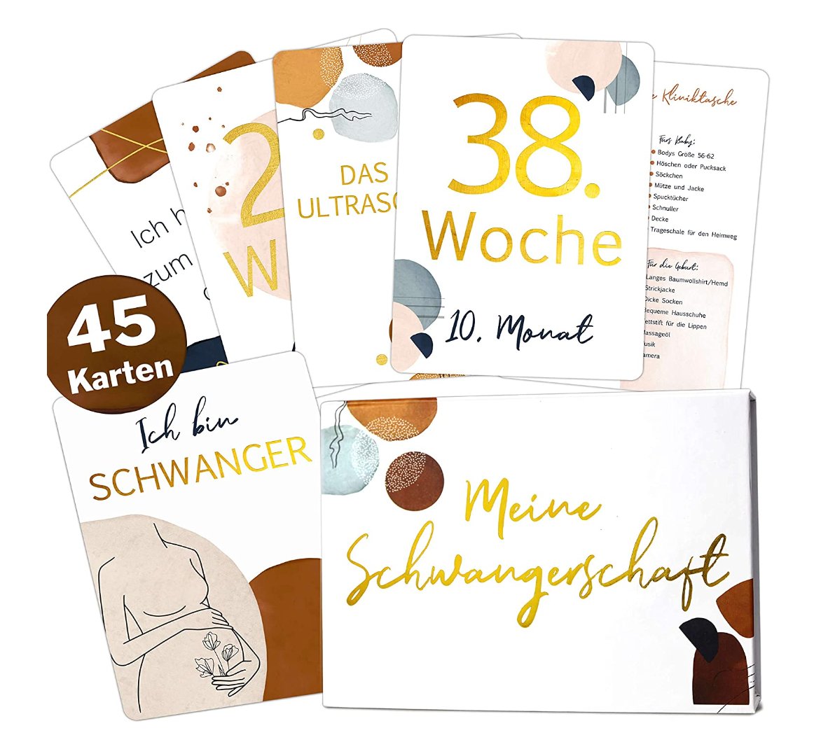 Meilensteinkarten für die Schwangerschaft: Diese sind richtig toll