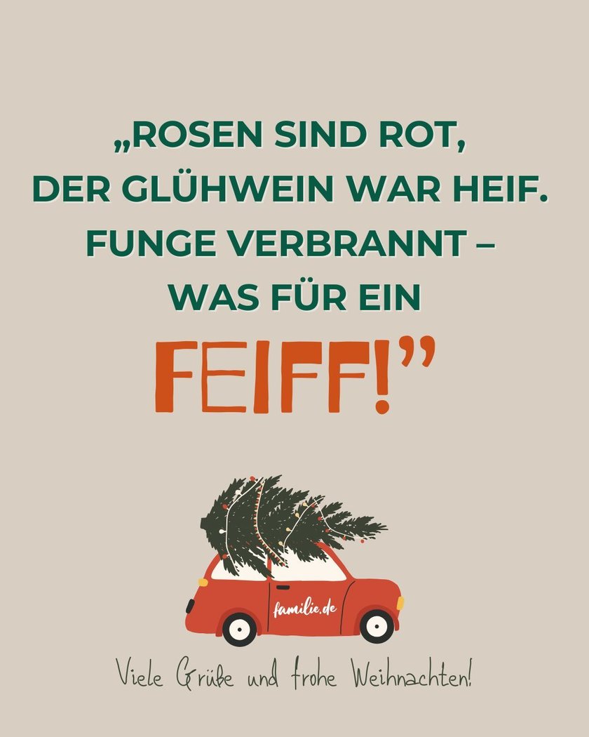 Lustige Sprüche zu Weihnachten