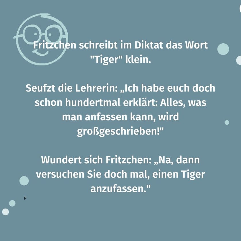 Fritzchen Witze: Tiger
