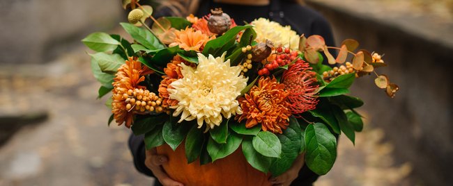 Herbstdeko für draußen: 12 Ideen für Garten & Balkon