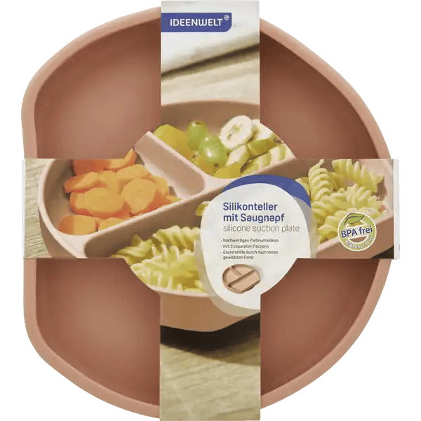 Rossmann brauner Silikonteller