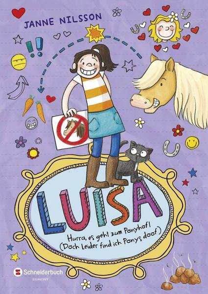 Comicbücher für Kinder:  Luisa – Hurra, es geht zum Ponyhof!