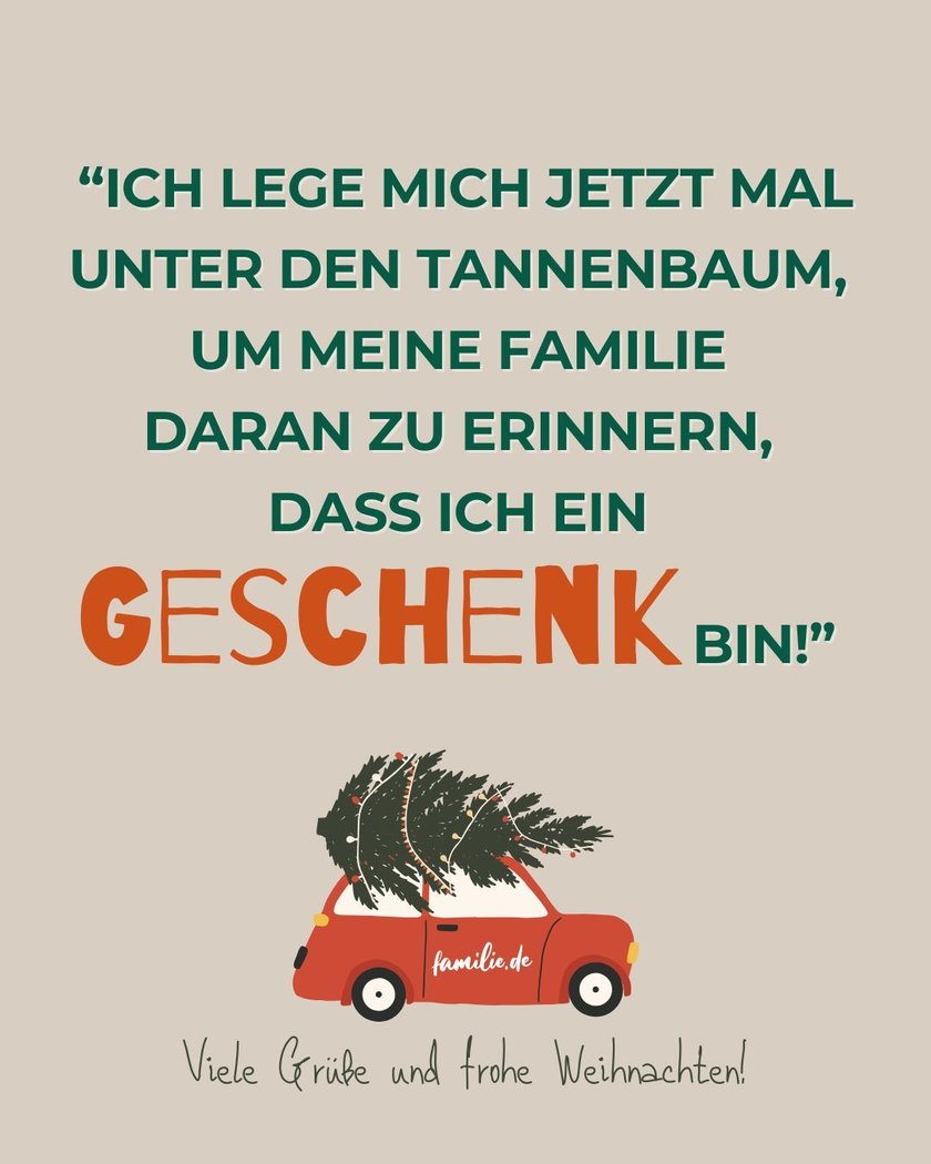 Lustige Sprüche zu Weihnachten