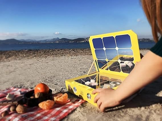 Gadgets Familienurlaub: Ein Solar-Grill für Kinder ist eine spannende Beschäftigung