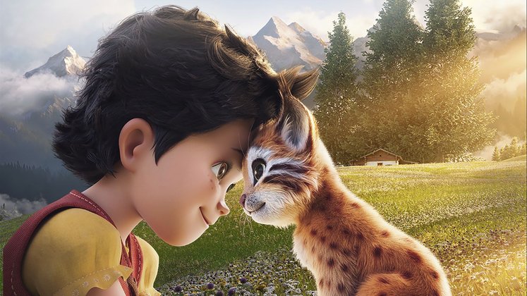 Heidi - Die Legende vom Luchs: Heidi und Peps, der kleine Luchs sind einfach ein zuckersüßes Team.