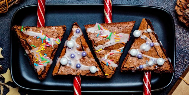 DIY-Backmischung im Glas: Wir haben das perfekte Rezept für Weihnachts-Brownies