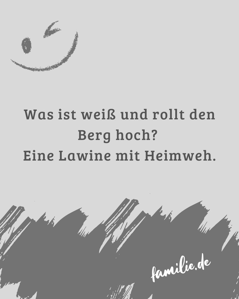 Anti Witze - Lawine